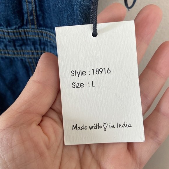 New Stretchy Blue Jean Denim Jayana Tight Body-Con Mini Dress Large  Elastic - Picture 3 of 7